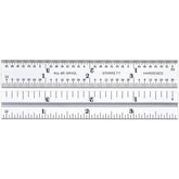 Starrett - 4in Blade 4R Grad Satin Chrome | CB4-4R